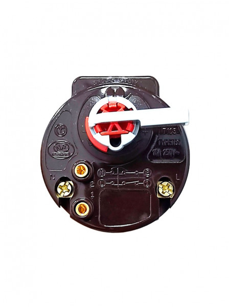 Термостат стержневой с термозащитой TBS 16A 250V T105