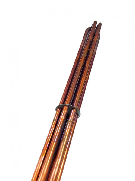 Блок ТЭН 6000W 220/400V - G1,5 (48мм), медь, L-43см, под винт