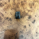 66346 Выключатель одноклавишный с 4-мя контактами (черный)