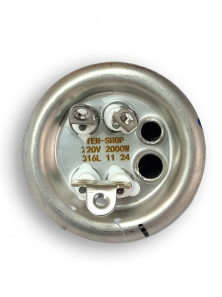 ТЭН 2000W (1000W+1000W), нерж. М6