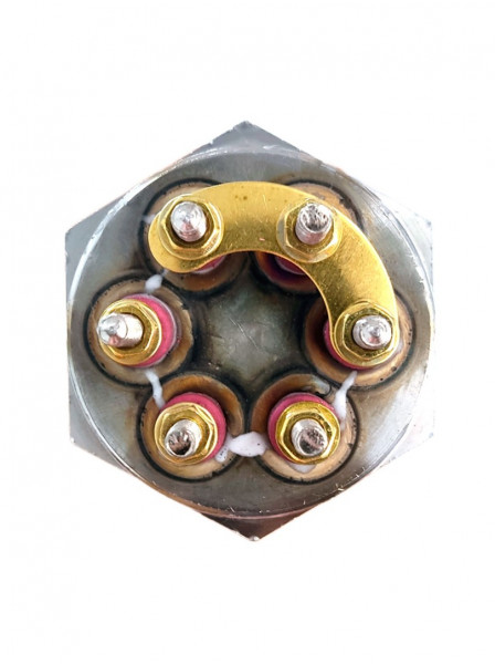ТЭН резьбовой 9000W/380V, усиленная нерж., G2, L-400