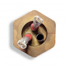 3402203_kit ТЭН радиаторный RG 300W/220V, левая резьба G1 (33мм.) + термостат