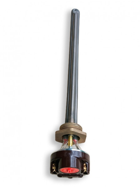 ТЭН радиаторный RG 700W/220V, левая резьба G1 (33мм.) + термостат
