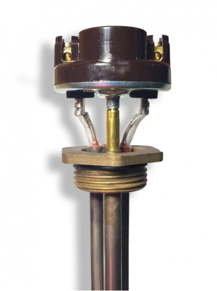 ТЭН радиаторный RG 700W/220V, левая резьба G1 (33мм.) + термостат