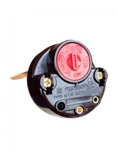 ТЭН радиаторный RG 700W/220V, левая резьба G1 (33мм.) + термостат