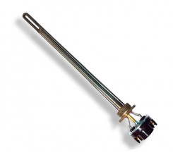 ТЭН радиаторный RG 1000W/220V, правая резьба G1 (33мм.) + термостат