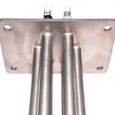 120000069167 Блок ТЭН 3750W для ЭВК Абат, прямоугольный фланец нового образца