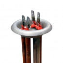 66052 ТЭН DN 2000W/230V, медный, под анод М4, верт., 4 контакта