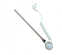 ТЭН CM 400W/230V кабель с вилкой, белый, сенсорный L-410мм