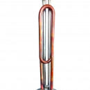 3901404 ТЭН RF ET 1500W/220V скрепка, медный, верт.