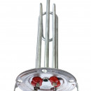 65180103 ТЭН DVE QH 2500W/230V (1500W+1000W) M5