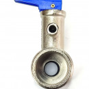 180534 Клапан предохранительный с рычажком 3/4, 6,0 Бар