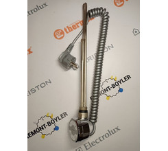 Блок управления с ТЭНом Terma MOA 2,5 кабель с вилкой, хром, 300 Вт