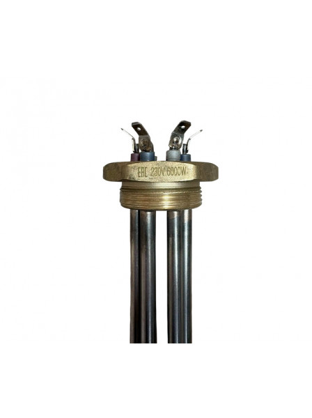 Блок ТЭН 3х2000W/230V, нержавейка, L-430мм