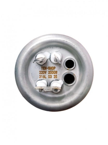 ТЭН RF 2000W/220V (700+1300), РОСС, нерж., верт