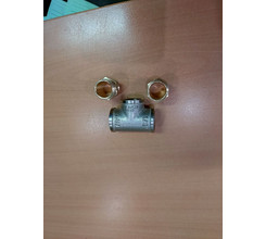 Тройник 1/2 латунь VT