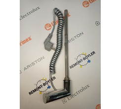 Блок управления с ТЭНом Сунержа, Г-обр. правый, кабель с вилкой, хром, 300 Вт