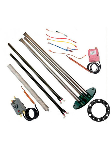 Фланец из стали 2200W с сухими ТЭНами в сборе EWH Basis, PSH-TM (c 2008 г.в.)