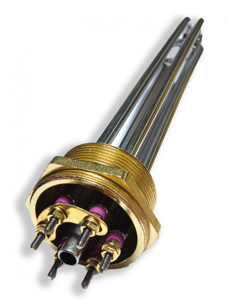 Блок ТЭН 6000W/220-380V L-320мм., нерж, G2