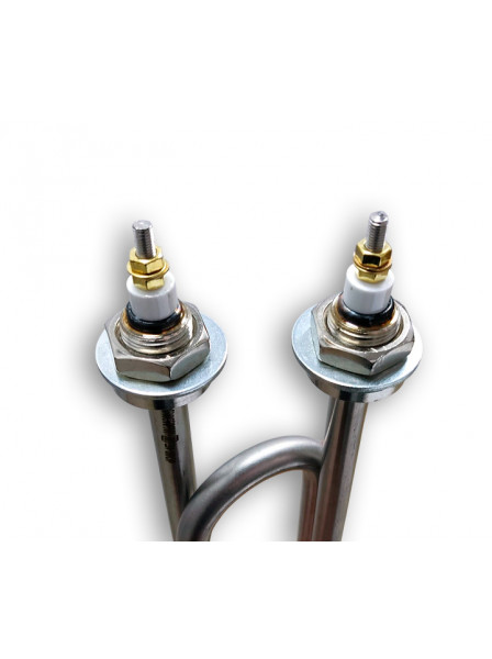 ТЭН 2500W/220V, нерж., L-300мм, штуцер 1/2